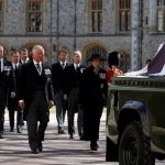 Prince Phillip's funeral procession Courtesy : NDTV.com