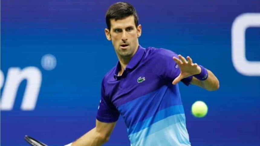 Novak Djokovic wins First Round at the 2021 US Open
