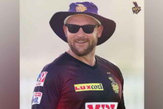 Kolkata Knight Riders head coach Brendon McCullum