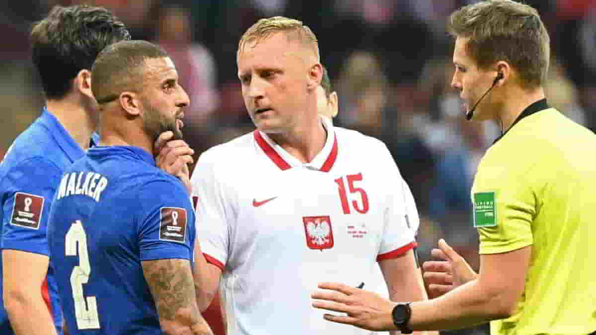 England has reported an on-field incident that happened during the halftime of their match against Poland to the match referees.