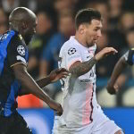 PSG drew 1-1 at Brugges