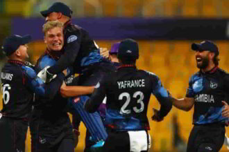 Namibia won by 4 Wickets against Scotland