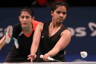 Ashwini Ponnappa and N. Sikki Reddy in 2021 Indonesia Masters