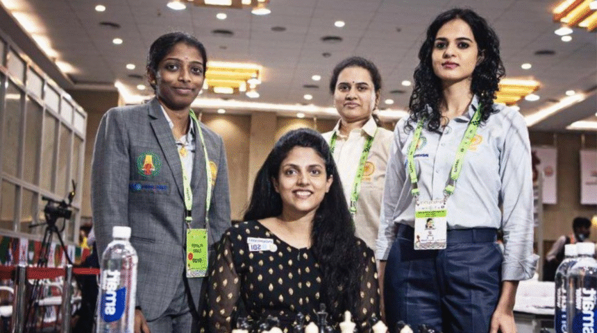 Women Chess team India Chess Olympiad