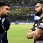 Rashid Khan and Virat Kohli