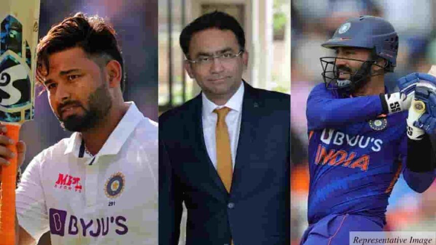 Rishabh Pant Saba Karim Dinesh Karthik