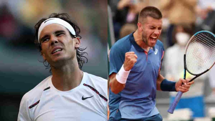 Rafael Nadal and Borna Coric
