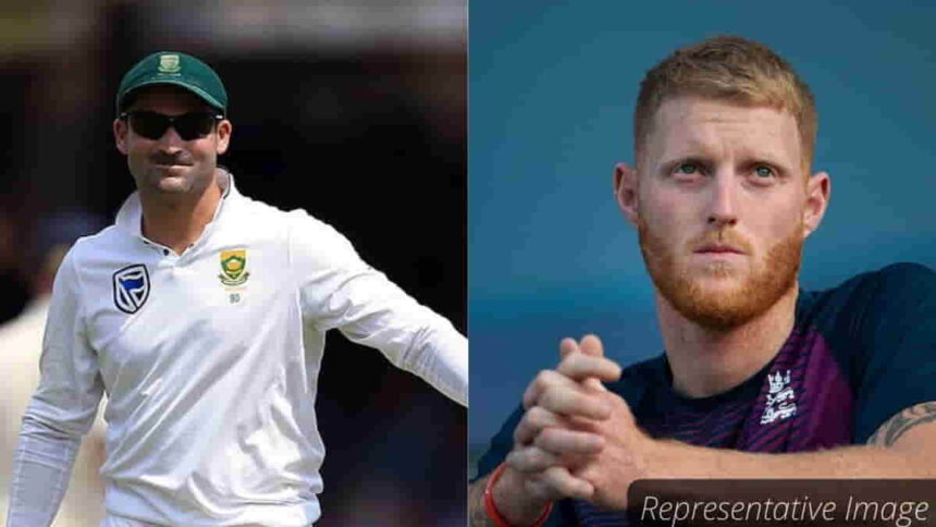 Dean Elgar and Ben Stokes