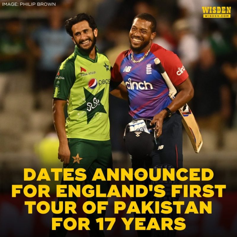 England Tour of Pakistan 2022/23 Full Schedule, Dates, Location and