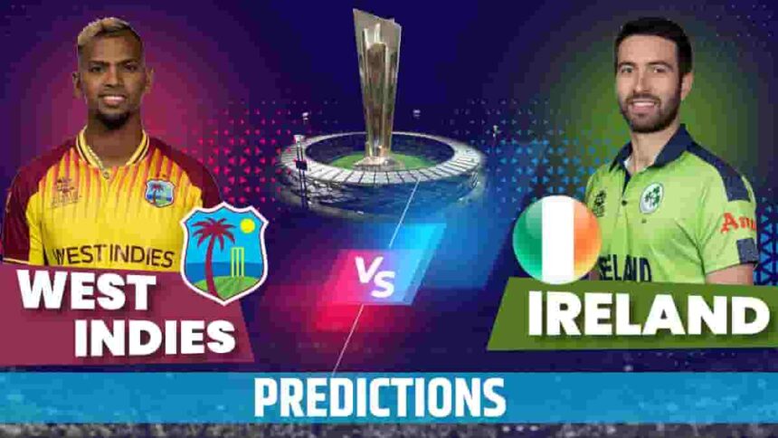 West Indies vs Ireland T20 World Cup 2022