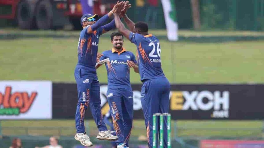 Galle Gladiators beat Kandy Falcons by 12 runs