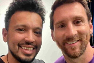 Indian celebrity photographer clicks Lionel Messi