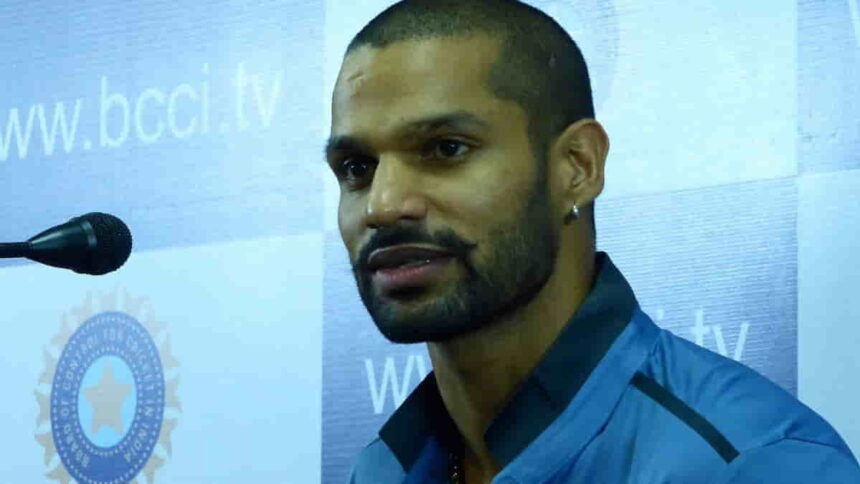Indian cricketer Shikhar Dhawan