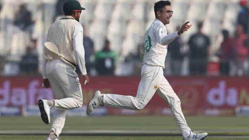 Pakistan spinner Abrar Ahmed