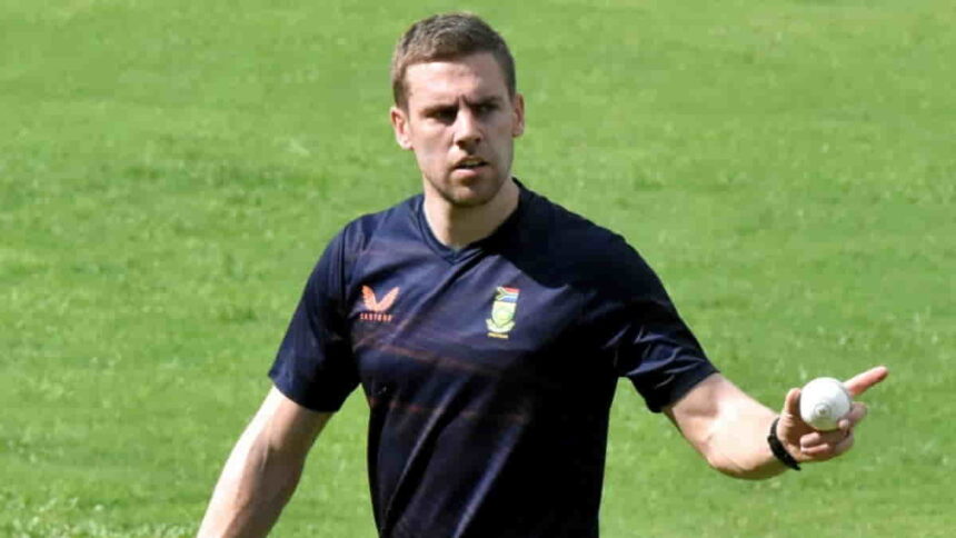 South African bowler Anrich Nortje