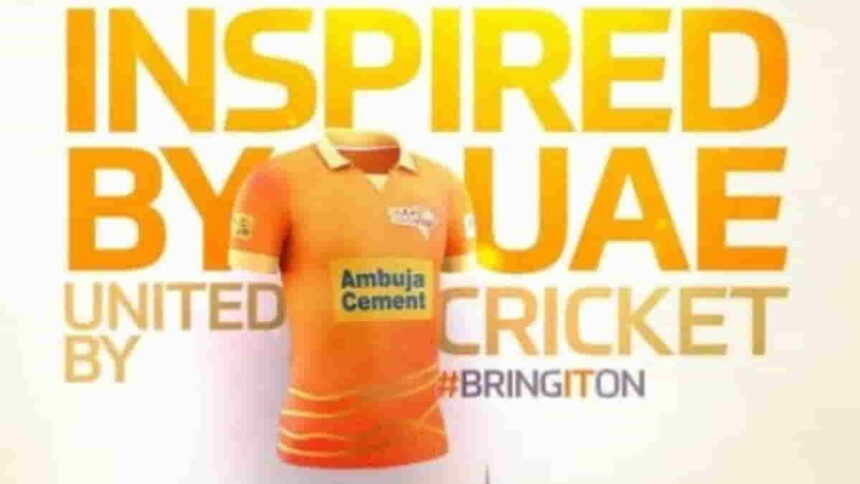Gulf Giants launch jersey ahead of the inaugural season of ILT20 in the UAE