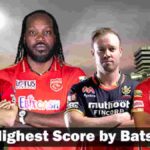 IPL Highest Score by Batsman