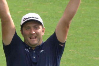 Jon Rahm's special hole-in-one goes viral