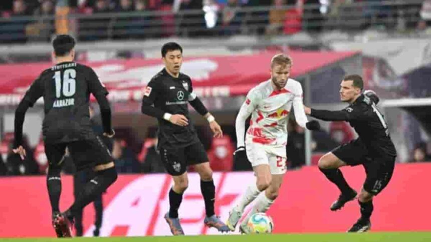 Leipzig edge Stuttgart to move second in Bundesliga