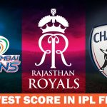 Lowest Score in IPL Final - Records and Stats