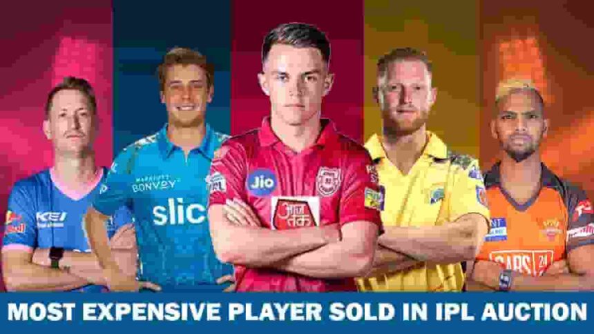 Most Expensive Player Sold in IPL Auction