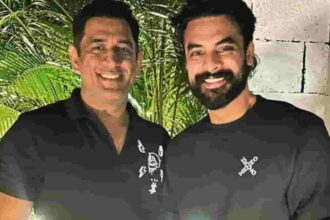 Malayalam actor Tovino Thomas meets MS Dhoni, turns emotional
