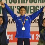 Akanksha Vyavahare creates Weightlifting National records in 40kg category at Khelo India tournament