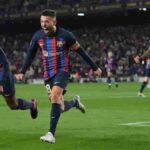 Barca extend lead in Spain as Real Madrid lose in Mallorca.(photoTwitter@JordiAlba)