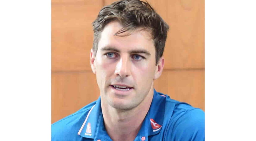 Bengaluru Australian Cricket team skipper Pat Cummins during a press conference ahead of the test series against India, at Chinnaswamy Stadium in Bengaluru on Saturday, Feb 04, 2023. (PhotoIANS)