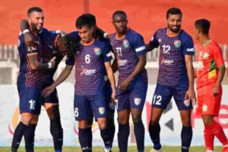 I-League 22-23 Sreenidi Deccan defeats TRAU in Imphal despite enduring a tough match
