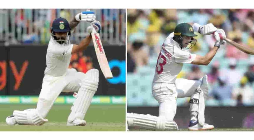 IND vs AUS Marnus Labuschagne reveals banter with Virat Kohli on Day 1 of the first Test between India and Australia (photo twitter@AkshatOM10)