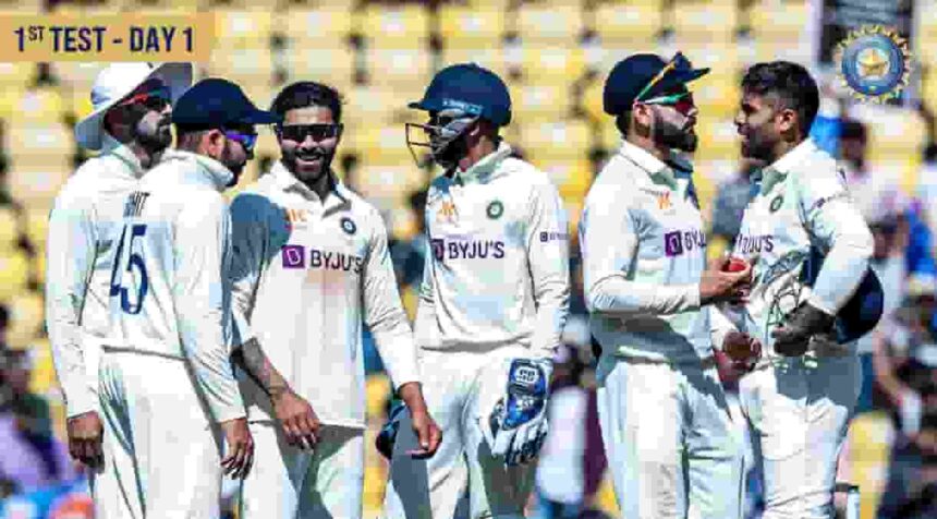 India vs Australia 1st day 1st test of Border-Gavaskar Trophy Test (photo @BCCI)