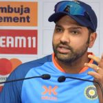 Indian captain Rohit Sharma addresses a press conference ahead of the first test cricket match between India and Australia, in Nagpur,