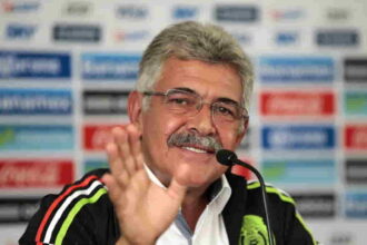Mexico City Brazilian Ricardo Ferretti attends his presentation press conference as new head coach of Mexican National Soccer Team (IANSEFEJOSE MENDEZ)