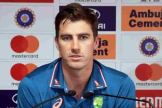 Nagpur Australian captain Pat Cummins addresses a press conference ahead of the first test cricket match between India and Australia, in Nagpur, Wednesday, Feb. 8, 2023. (Photo Chandrakant PaddhaneIANS)