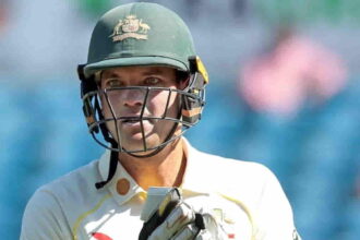 Nagpur Australian wicket-keeper Alex Carey during the third day of the first cricket test match between India and Australia in Nagpur on Saturday,