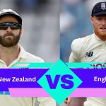 New Zealand vs England Test Match