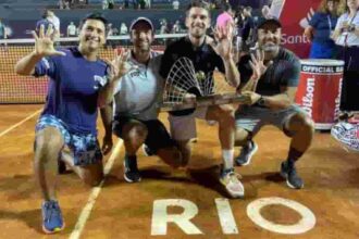 Norrie beats Alcaraz to clinch Rio Open title.(photo@cam_norrie Twitter)