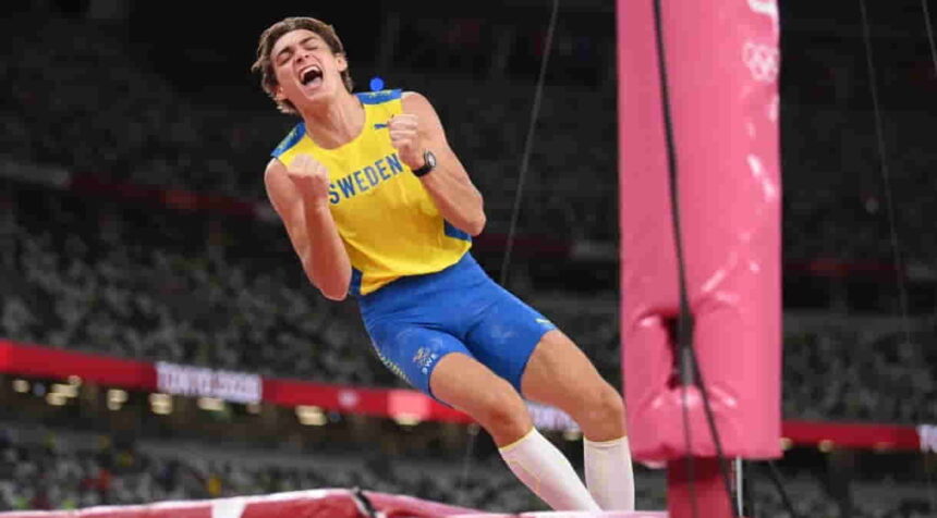 Olympic champion pole vaulter Mondo Duplantis begins season with world-leading mark