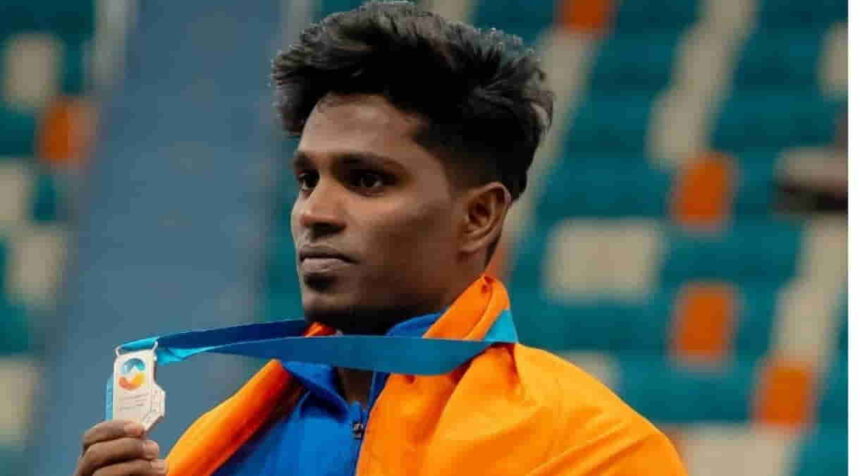 Parveen Chithravel admits he was surprised with a national record jump at the Asian Indoor Athletics C'ships