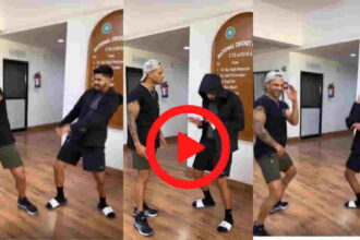Shikhar Dhawan and Shreyas Iyer take part in the NCA’s hugely popular “Calm Down” dancing challenge