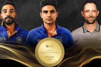 Shubman Gill, Siraj in shortlist for Men's Player of the Month for January