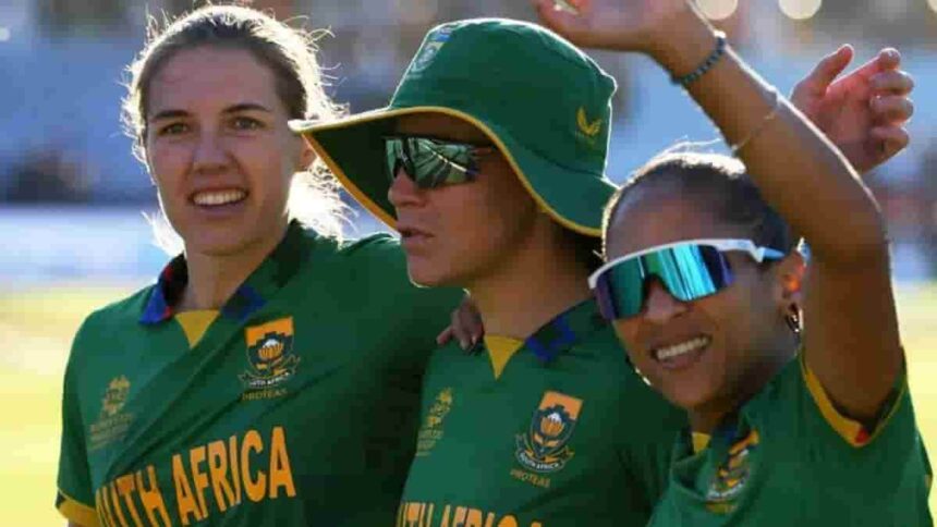 I was so tired after the batting, I just reacted and it stuck, says Tazmin Brits