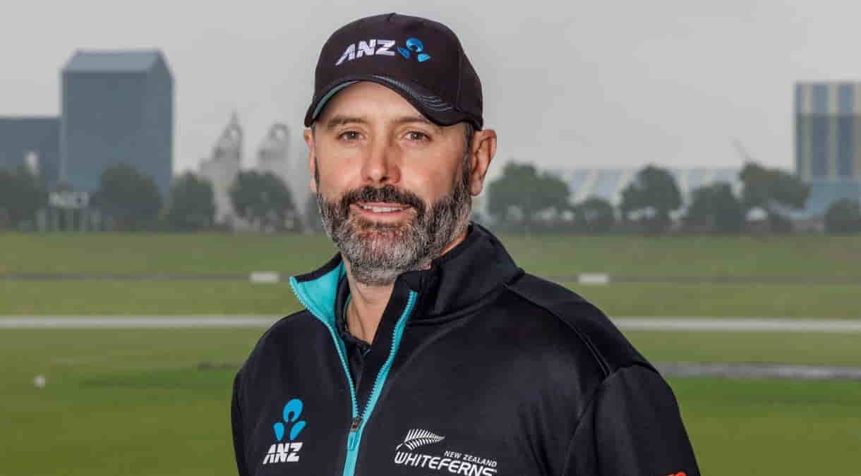 Women's Premier League RCB appoint Ben Sawyer as head coach.(PhotoWHITE FERNS)
