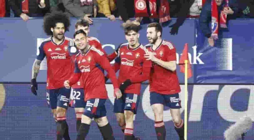Abde goal gives Osasuna narrow Copa del Rey lead against Athletic Club.(photoC. A. OSASUNA)