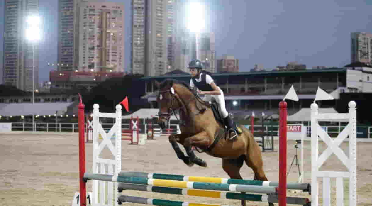 Equestrian: Arya Chandorkar secure top position in Show Jumping Children I category