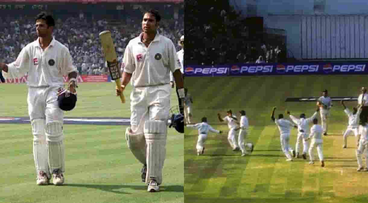 Dravid and Laxman 2001 Test Match