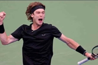 Dubai Tennis Championships Rublev downs Foki to keep title defence alive
