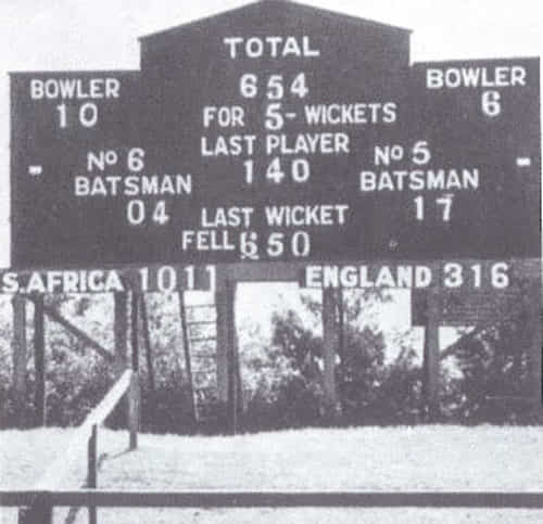 England and South Africa Longest Match
