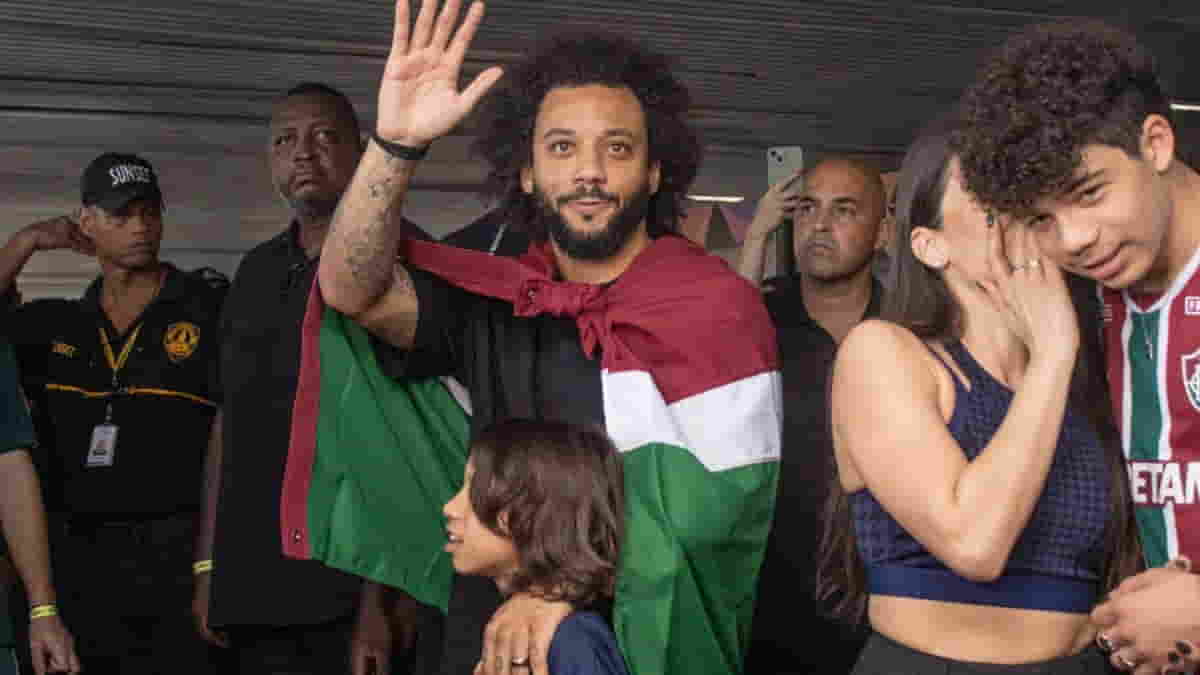 Football: Brazilian club Fluminense revel in former Real star Marcelo's homecoming